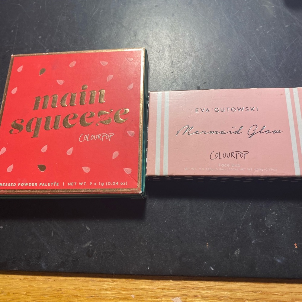 Colourpop Main Squeeze and Blush and Highlight Duo